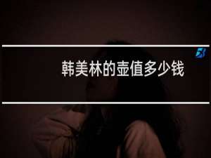 韩美林的壶值多少钱