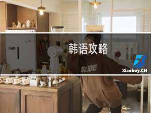 韩语攻略