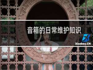 音箱的日常维护知识