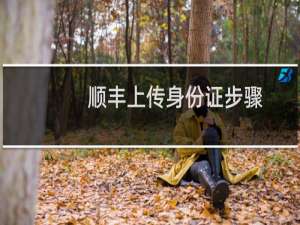 顺丰上传身份证步骤