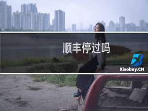 顺丰停过吗