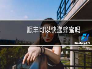 顺丰可以快递蜂蜜吗
