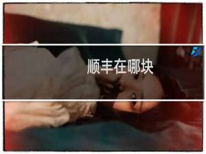 顺丰在哪块