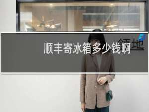 顺丰寄冰箱多少钱啊