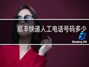 顺丰快递人工电话号码多少