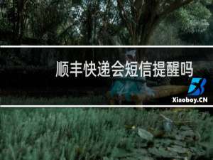顺丰快递会短信提醒吗