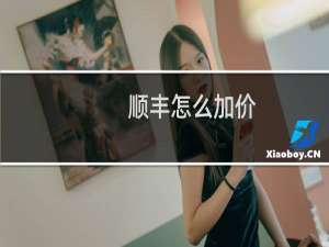 顺丰怎么加价