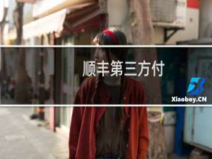 顺丰第三方付