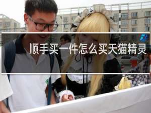 顺手买一件怎么买天猫精灵