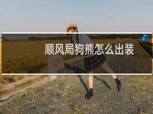 顺风局狗熊怎么出装
