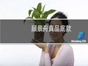 顾景舟真品底款