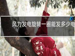风力发电旋转一圈能发多少电