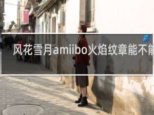 风花雪月amiibo火焰纹章能不能用