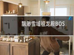 飘渺雪域祖龙殿BOSS技巧
