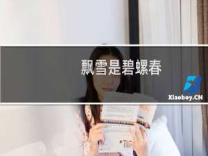 飘雪是碧螺春