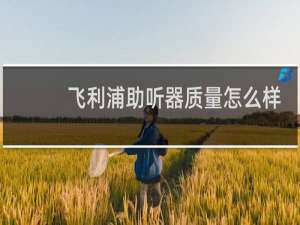 飞利浦助听器质量怎么样