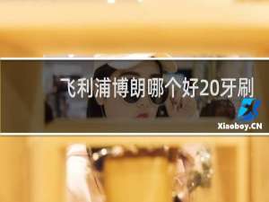 飞利浦博朗哪个好 牙刷