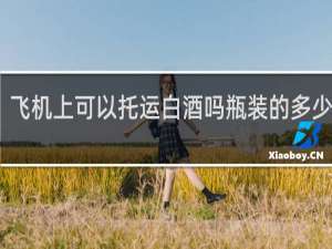 飞机上可以托运白酒吗瓶装的多少毫升