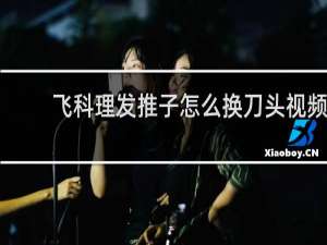 飞科理发推子怎么换刀头视频