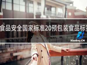 食品安全国家标准 预包装食品标签通则