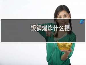 饭锅爆炸什么梗？饭锅爆炸是什么意思什么梗