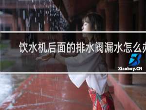 饮水机后面的排水阀漏水怎么办