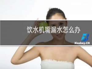 饮水机嘴漏水怎么办