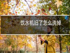 饮水机旧了怎么洗掉