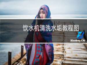 饮水机清洗水垢教程图