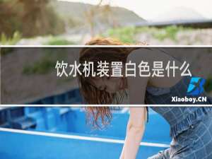 饮水机装置白色是什么