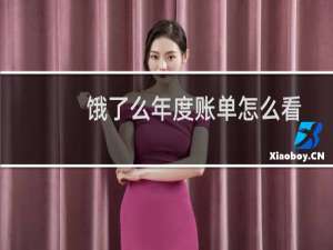 饿了么年度账单怎么看（美团年度账单哪里看）