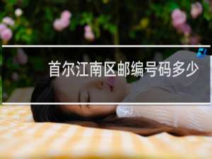 首尔江南区邮编号码多少