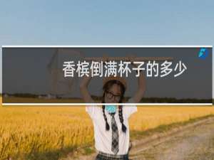 香槟倒满杯子的多少