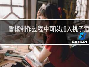 香槟制作过程中可以加入桃子酒吗