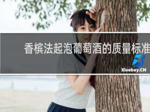 香槟法起泡葡萄酒的质量标准