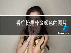 香槟粉是什么颜色的图片
