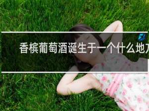 香槟葡萄酒诞生于一个什么地方