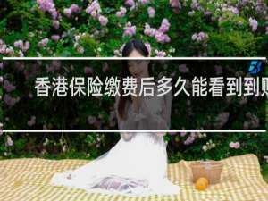 香港保险缴费后多久能看到到账