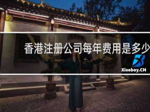 香港注册公司每年费用是多少