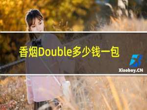 香烟Double多少钱一包