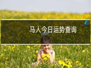 马人今日运势查询