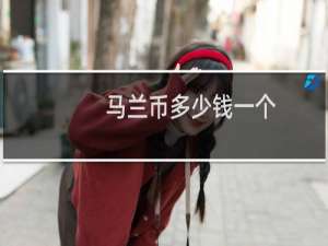 马兰币多少钱一个