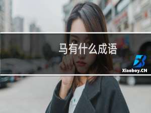马有什么成语