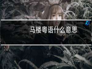 马楼粤语什么意思（马楼张嘉文什么梗）什么梗