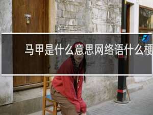 马甲是什么意思网络语什么梗