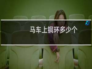 马车上铜环多少个