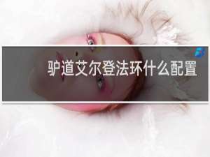 驴道艾尔登法环什么配置