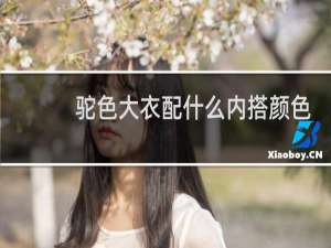 驼色大衣配什么内搭颜色好看