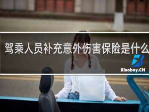 驾乘人员补充意外伤害保险是什么意思