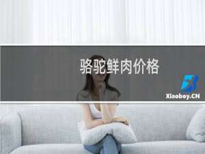 骆驼鲜肉价格